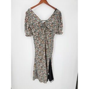 Beyond the Radar Womens Dress Large Floral Boho Cottagecore Modern Western